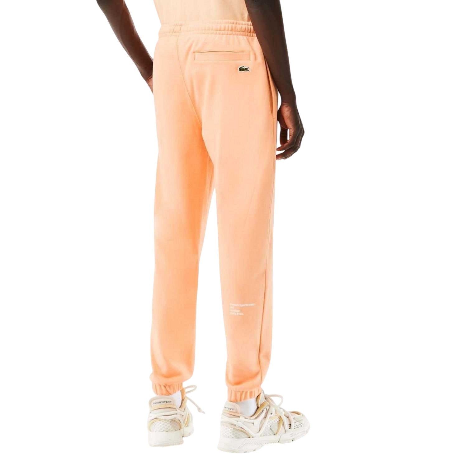 Orange - Back - Puma Mens Tapered Jogging Bottoms