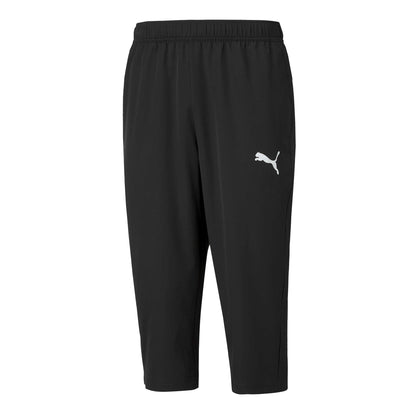 Black - Front - Puma Mens Woven 3-4 Length Jogging Bottoms
