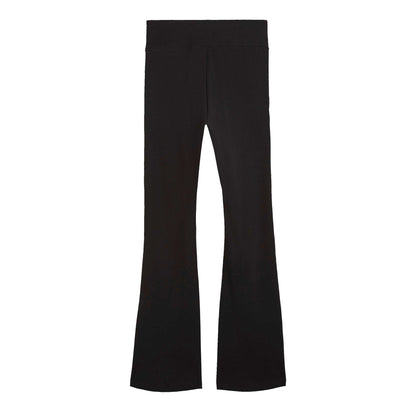Black - Back - Puma Womens-Ladies Flared High Rise Leggings