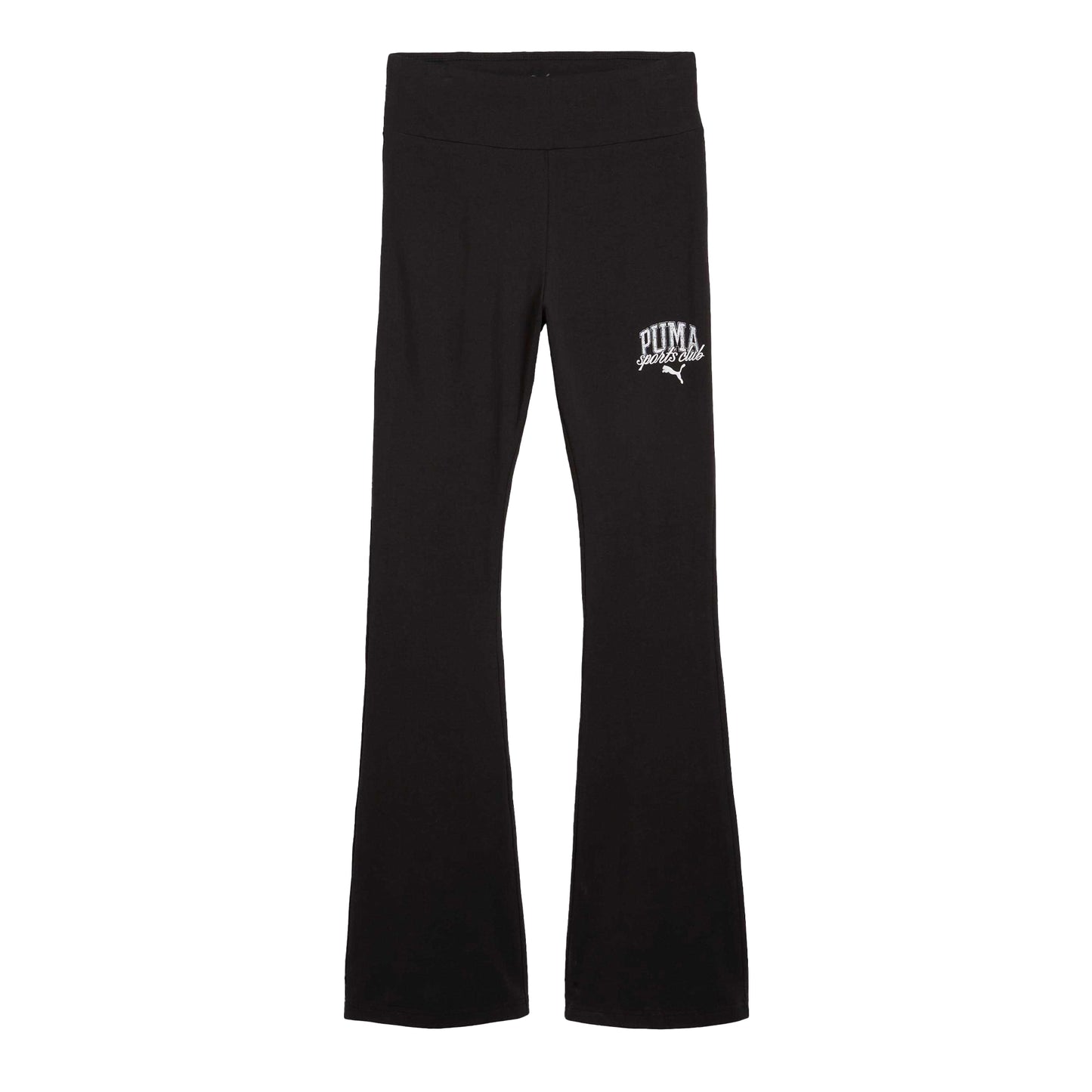 Black - Front - Puma Womens-Ladies Flared High Rise Leggings