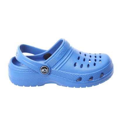 Blue - Side - Hot Tuna Childrens-Kids Clogs