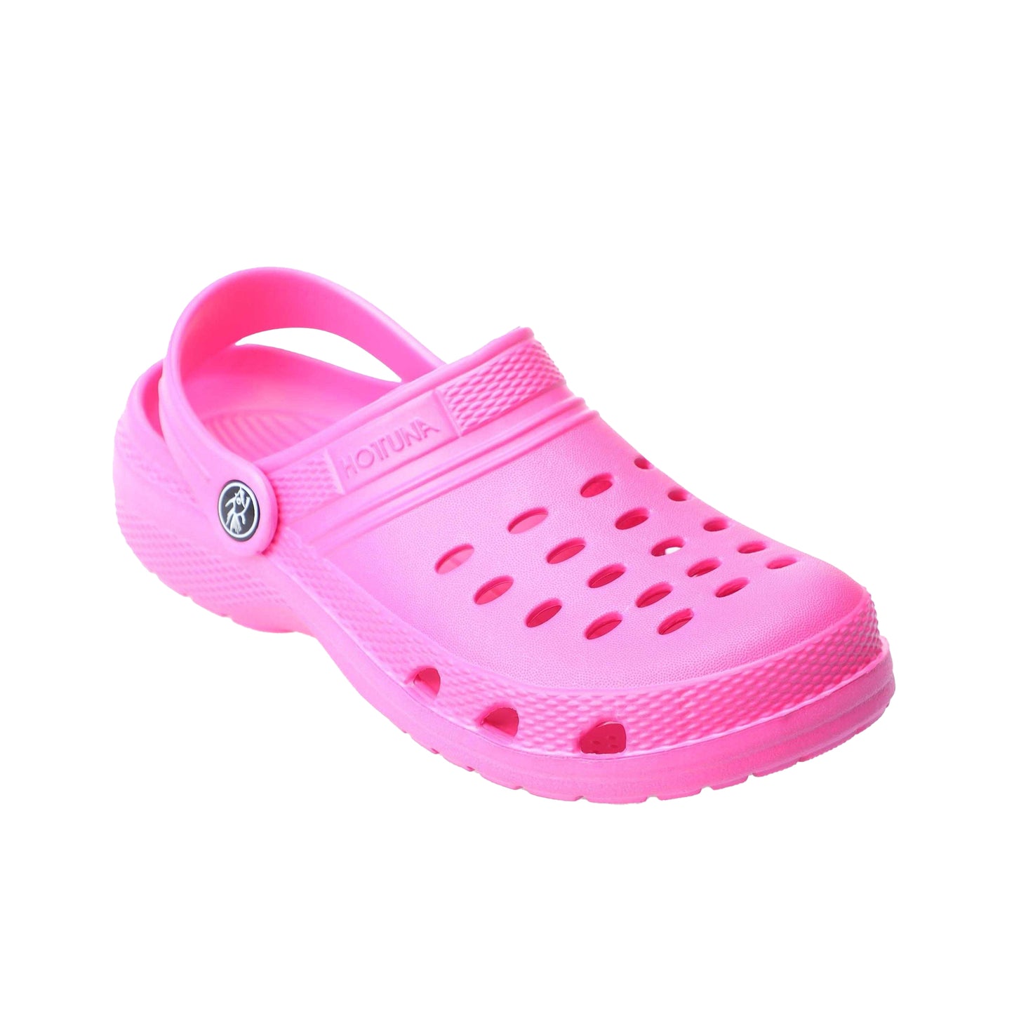 Pink - Front - Hot Tuna Childrens-Kids Clogs