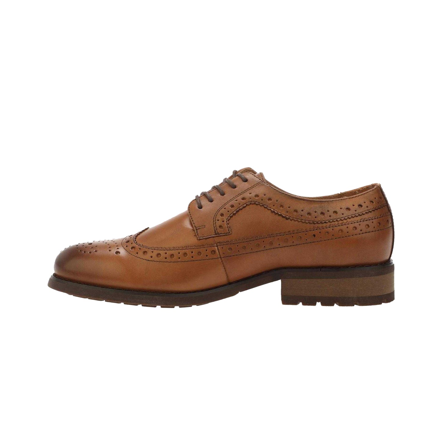 Brown - Front - Firetrap Mens Croydon Leather Brogues