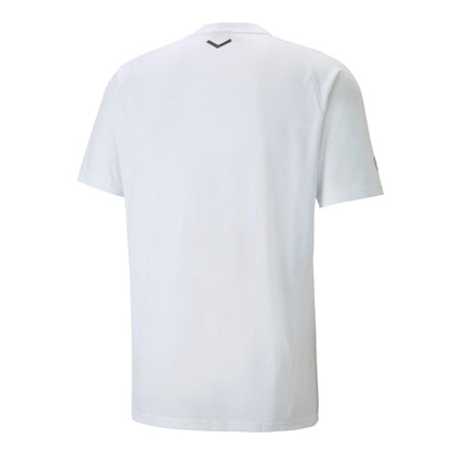 White-Black - Back - Puma Unisex Adult Manchester City FC Casual T-Shirt