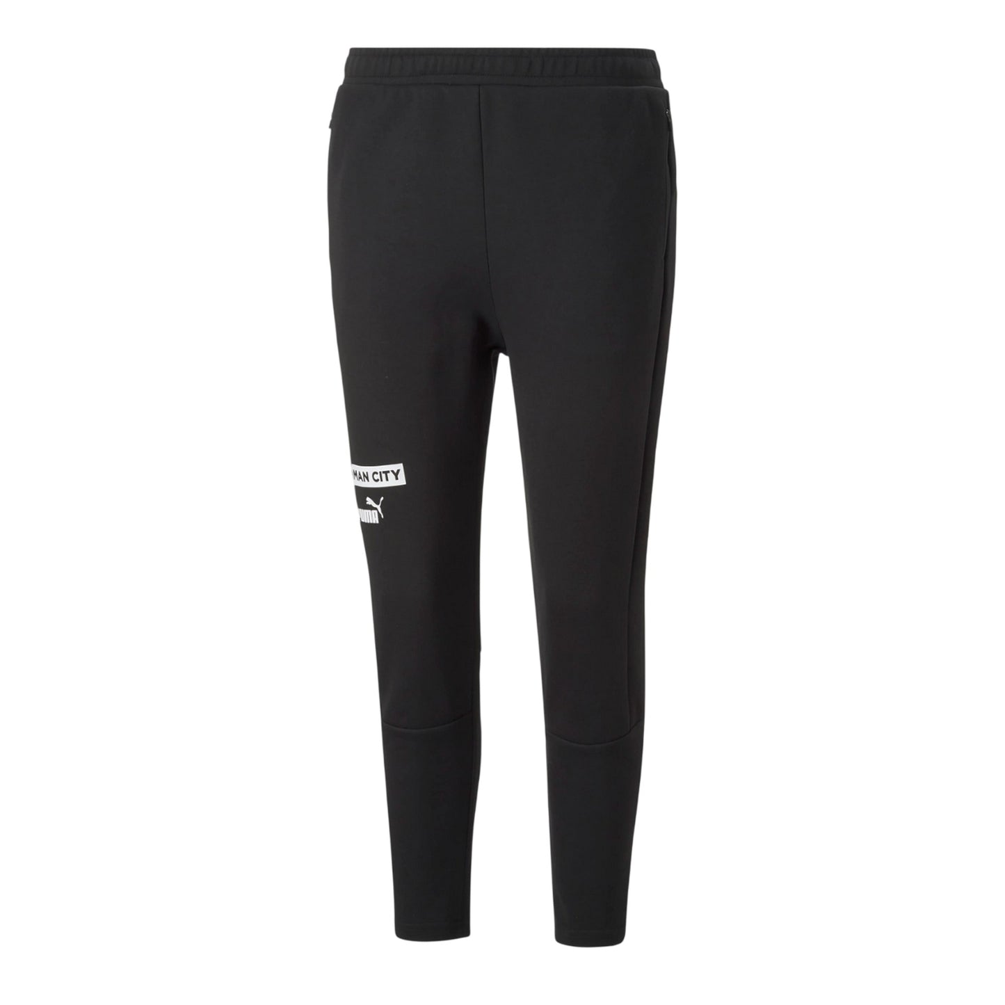 Black - Front - Puma Mens Manchester City FC Casual Jogging Bottoms