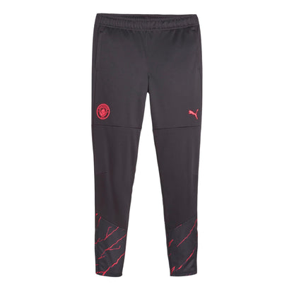 Navy - Front - Puma Mens Manchester City FC Training Jogging Bottoms