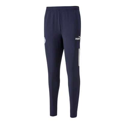Navy - Front - Puma Mens Prematch Manchester City FC Jogging Bottoms