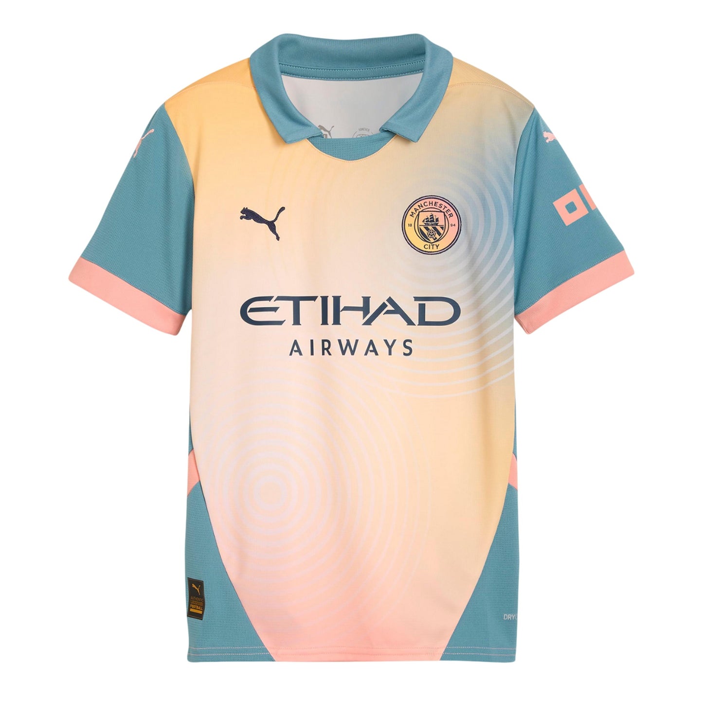 Rose - Front - Puma Childrens-Kids Replica Manchester City FC Jersey