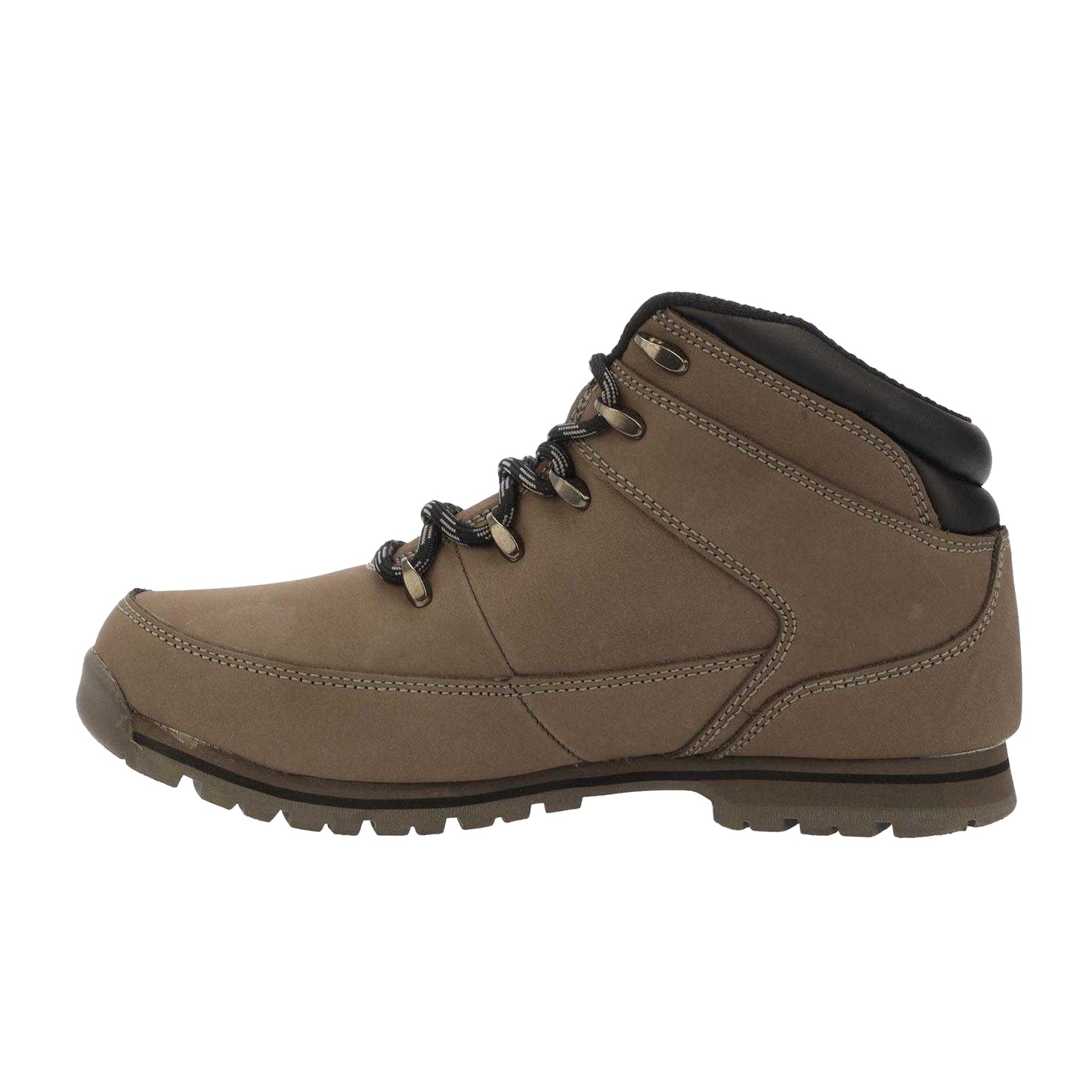 Grey - Back - Firetrap Mens Rhino 2 Leather Hiking Boots