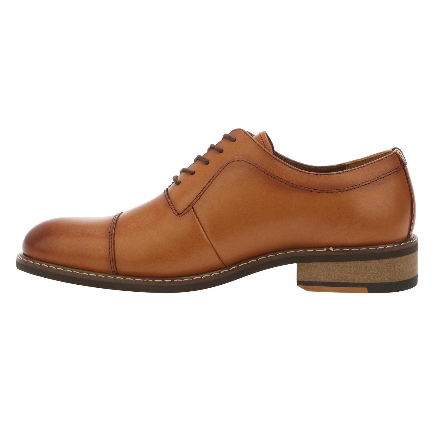 Beige - Back - Firetrap Mens Ames 72 Leather Brogues