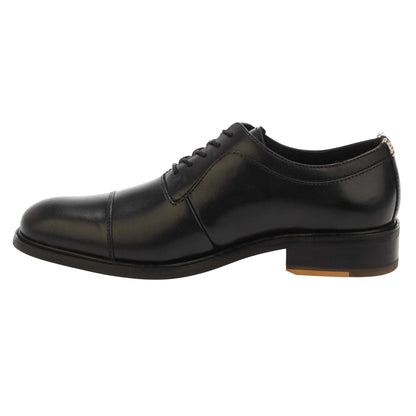 Black - Back - Firetrap Mens Ames 72 Leather Brogues