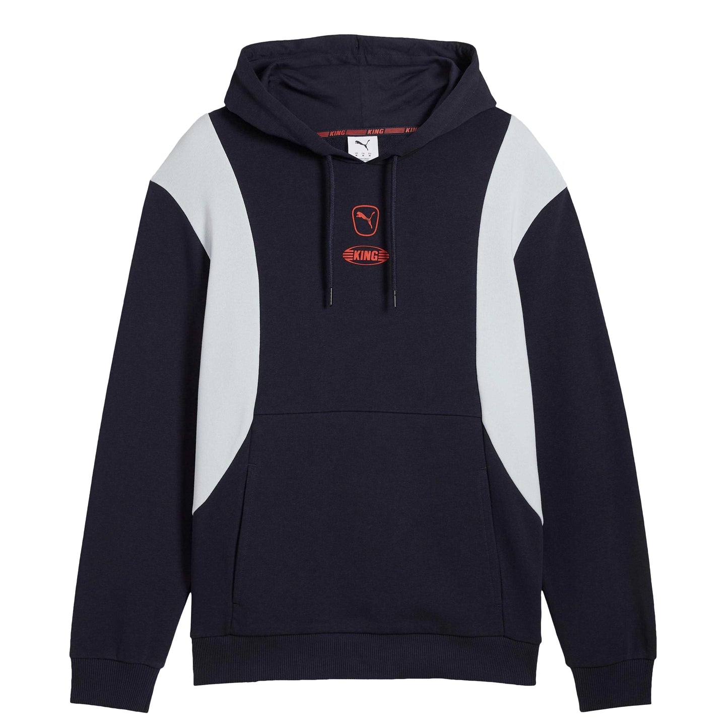 Navy - Front - Puma Mens King Top Hoodie
