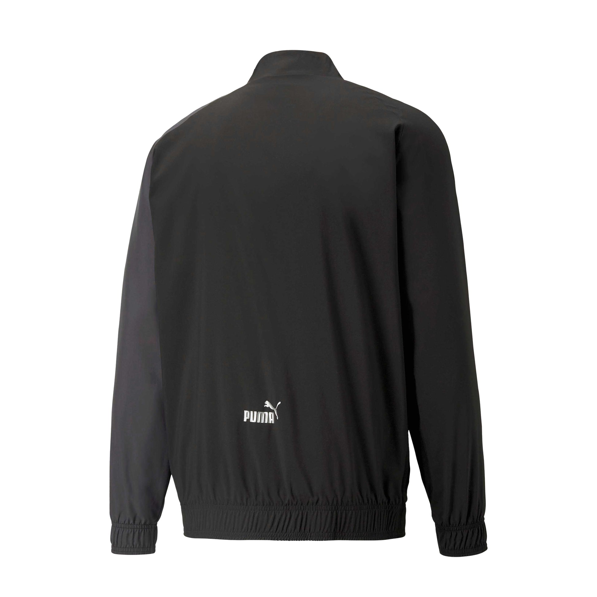 Black - Back - Puma Mens Prematch Olympique De Marseille FC Track Jacket