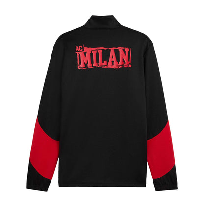 Black - Back - Puma Mens Ftblnrgy + AC Milan Sport Track Jacket