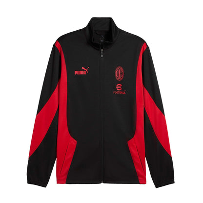 Black - Front - Puma Mens Ftblnrgy + AC Milan Sport Track Jacket