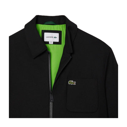 Black - Back - Lacoste Mens Contrast Lining Track Jacket