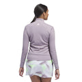 Purple - Back - Adidas Womens-Ladies Ultimate365 Textured Jacket
