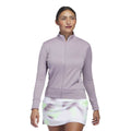 Purple - Side - Adidas Womens-Ladies Ultimate365 Textured Jacket