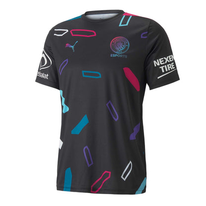 Blue - Front - Puma Mens Esports Replica Manchester City FC Jersey