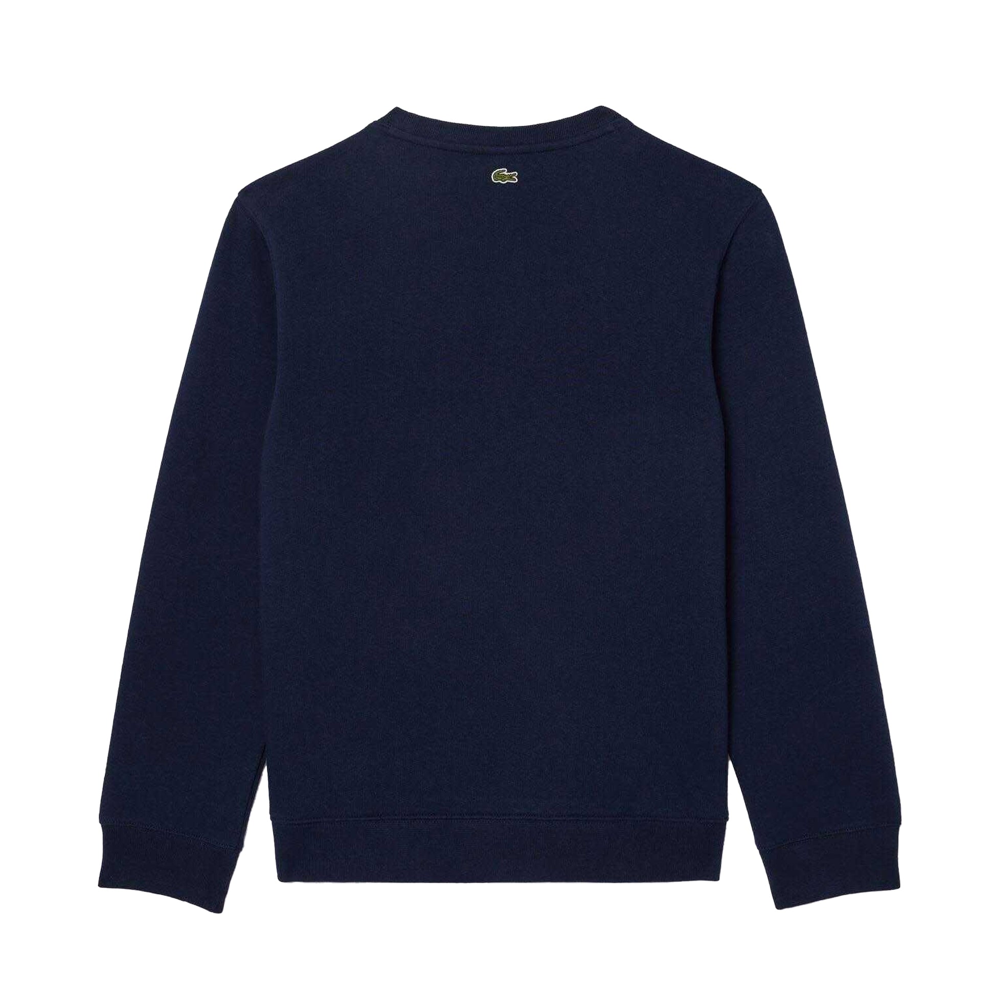 Navy - Back - Lacoste Childrens-Kids Crew Neck Sweatshirt