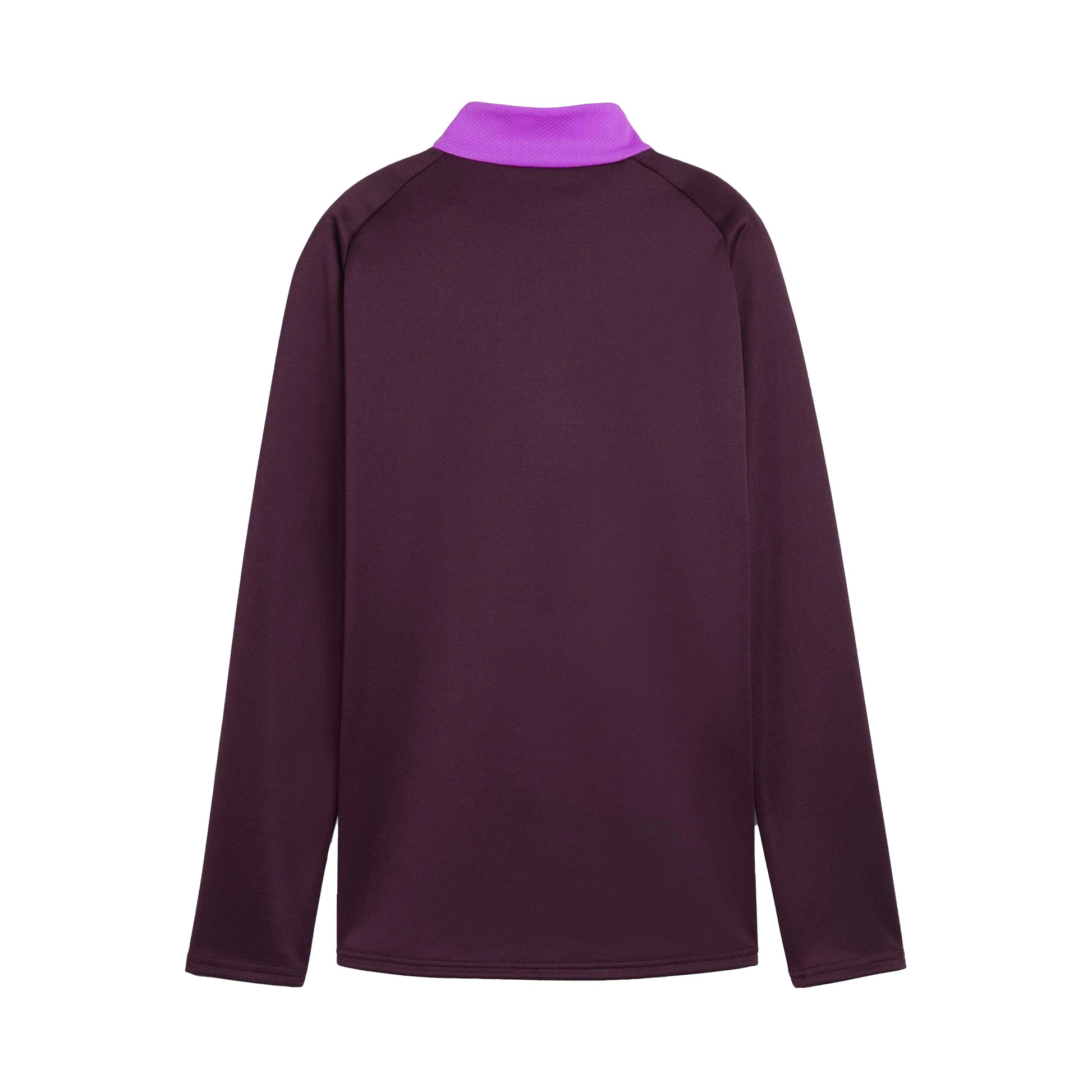 Purple - Back - Puma Mens Individual Blaze Quarter Zip Top