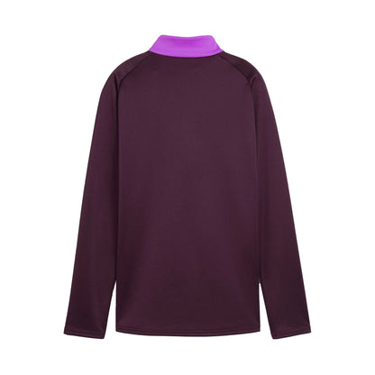 Purple - Back - Puma Mens Individual Blaze Quarter Zip Top