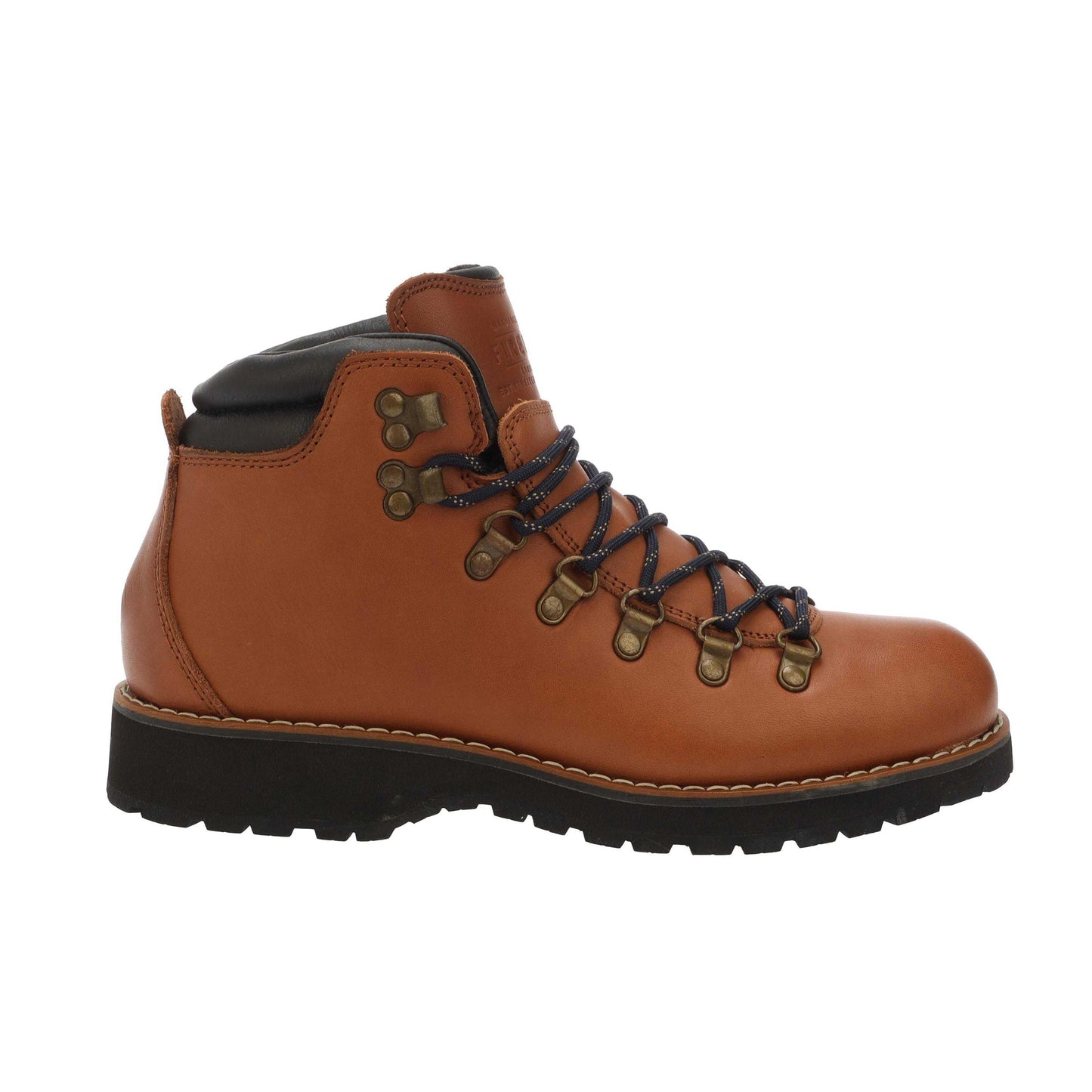 Brown - Back - Firetrap Mens Faroe Hiker Leather Boots