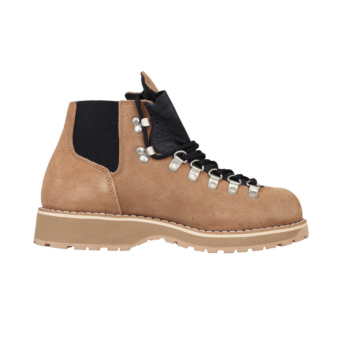 Beige - Back - Firetrap Mens Irvine Leather Hiking Boots