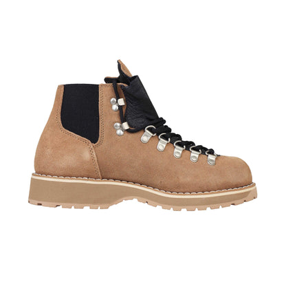 Beige - Back - Firetrap Mens Irvine Leather Hiking Boots