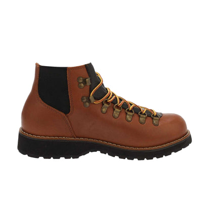 Brown - Back - Firetrap Mens Irvine Leather Hiking Boots