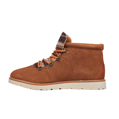 Brown - Front - Skechers Womens-Ladies Hiker Suede Boots