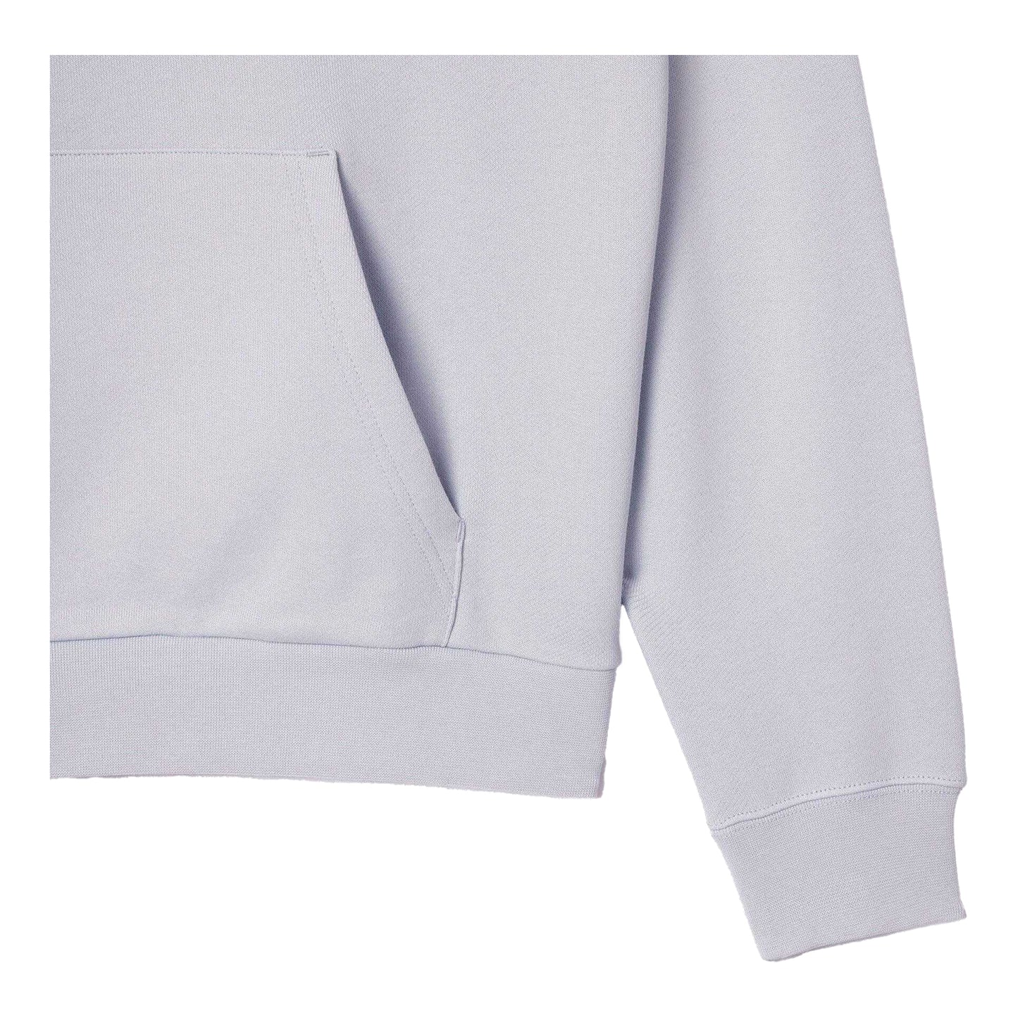 Blue - Side - Lacoste Mens Logo Relaxed Fit Hoodie