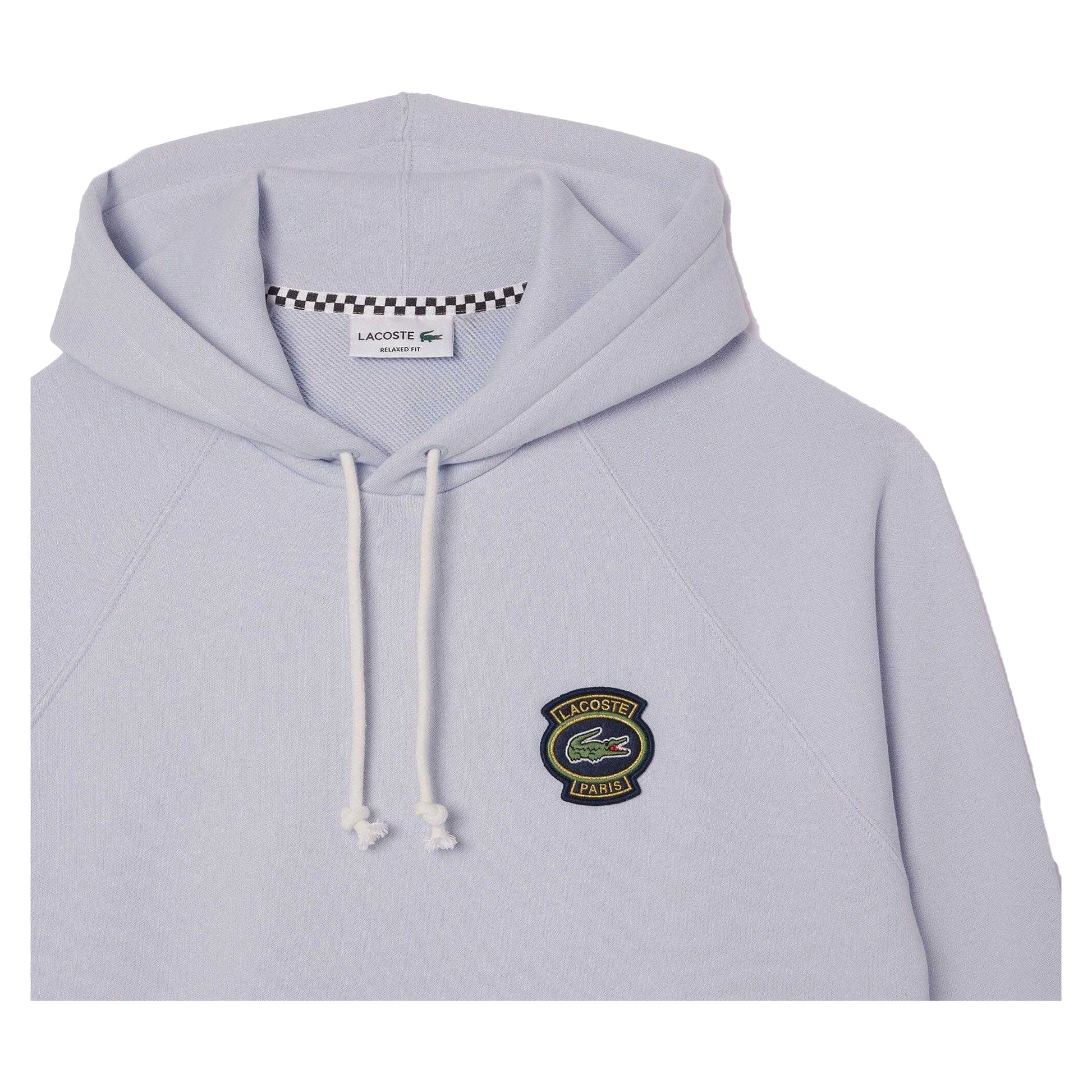 Blue - Lifestyle - Lacoste Mens Logo Relaxed Fit Hoodie
