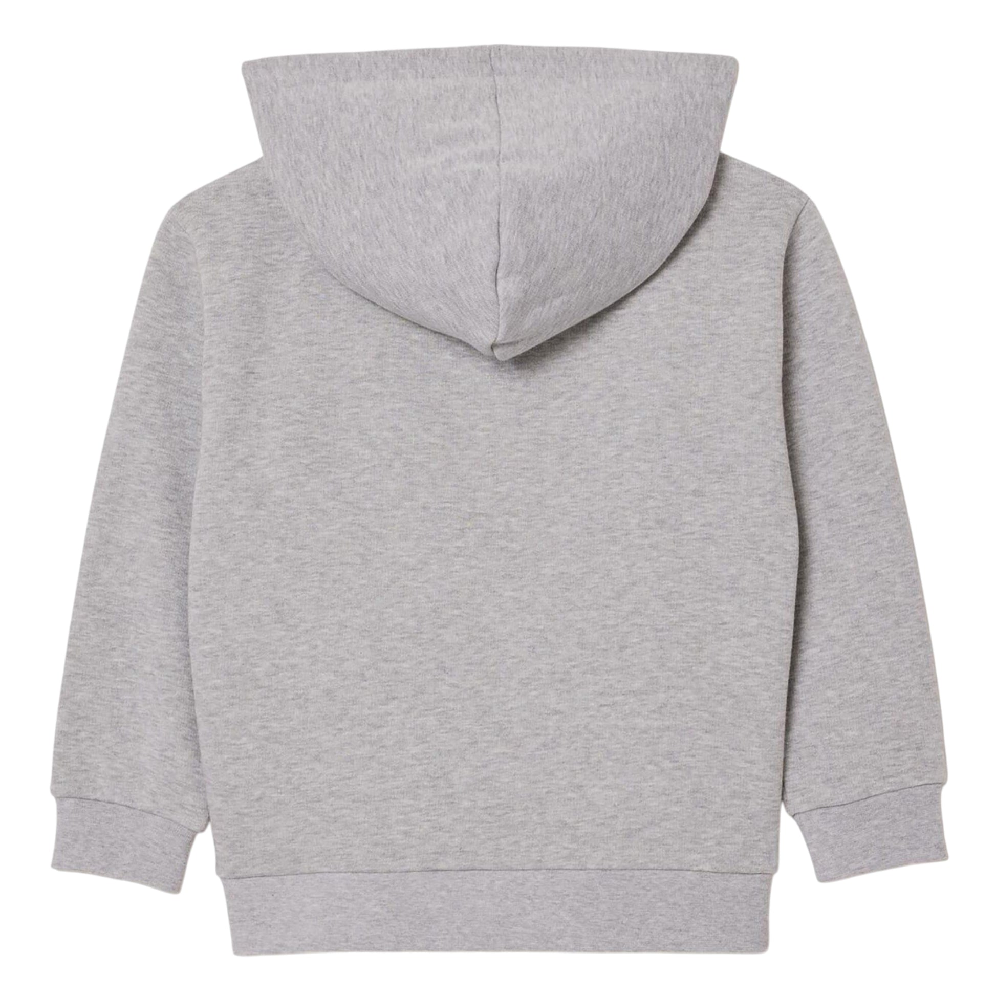 Grey - Back - Lacoste Childrens-Kids Logo Hoodie