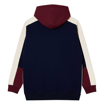 Navy - Back - Lacoste Mens Logo Full Zip Hoodie