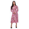 Pink - Side - Ted Baker Womens-Ladies Aloria Skimming Midi Dress