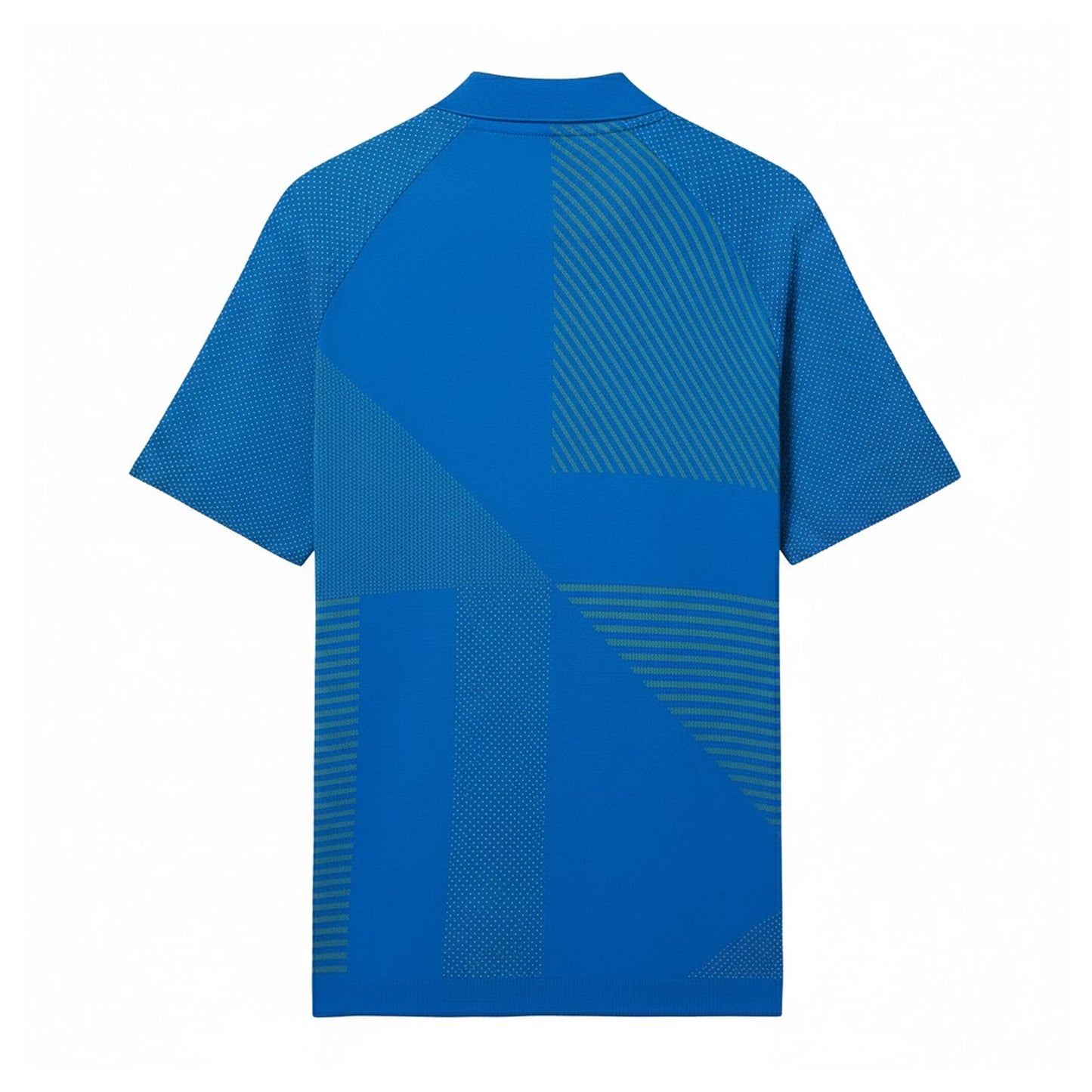Blue - Back - Lacoste Mens Tennis Seamless Polo Shirt