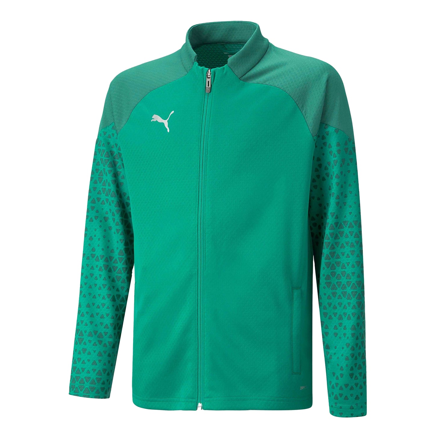 Green - Front - Puma Childrens-Kids Teamcup Jacket