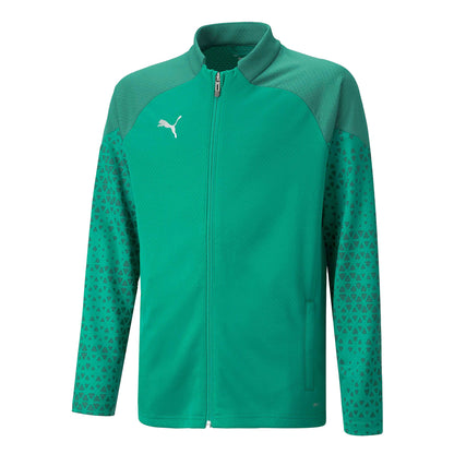 Green - Front - Puma Childrens-Kids Teamcup Jacket