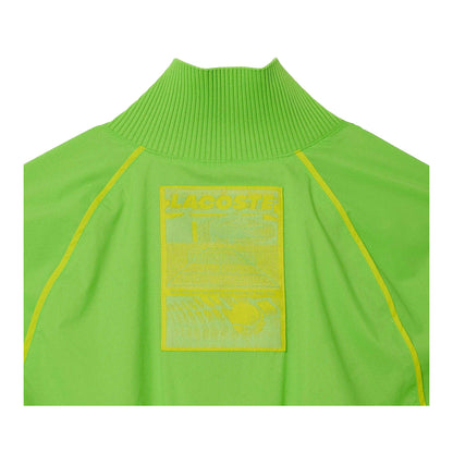 Green - Back - Lacoste Womens-Ladies Colour Block Pleated Dress