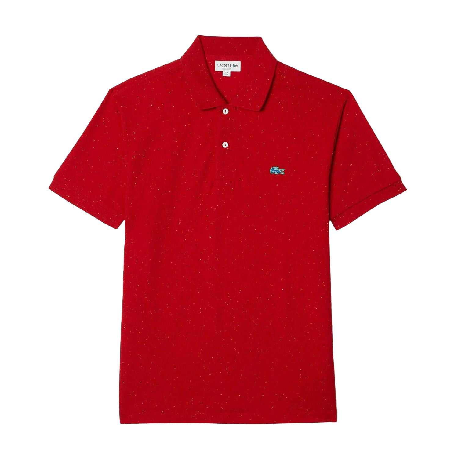 Red - Front - Lacoste Mens Classic Polo Shirt