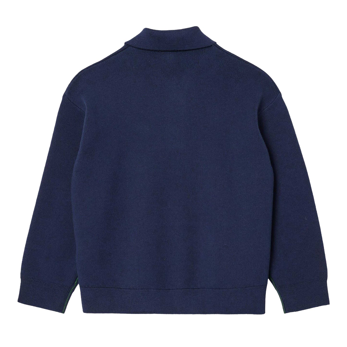 Navy - Back - Lacoste Childrens-Kids Long-Sleeved Polo Shirt