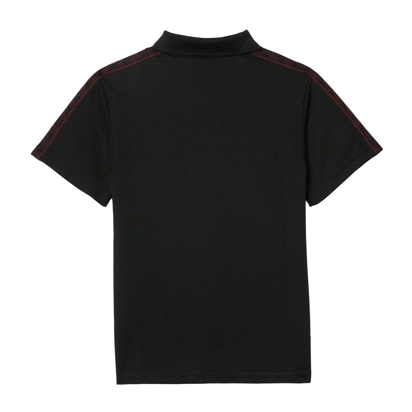 Black - Back - Lacoste Childrens-Kids Ultra Dry Tennis Polo Shirt