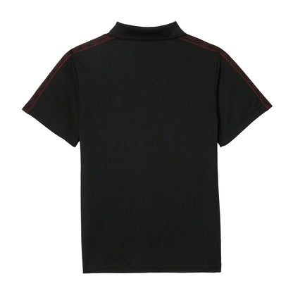 Black - Back - Lacoste Childrens-Kids Ultra Dry Tennis Polo Shirt