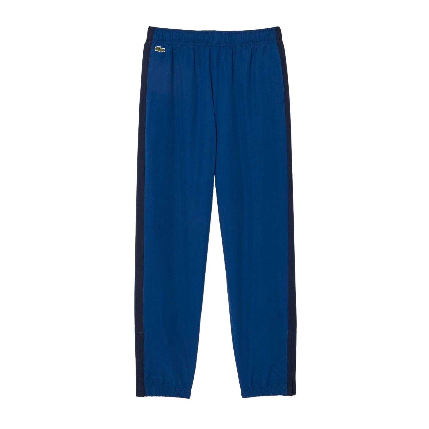 Navy - Front - Lacoste Childrens-Kids Colour Block Tracksuit Bottoms