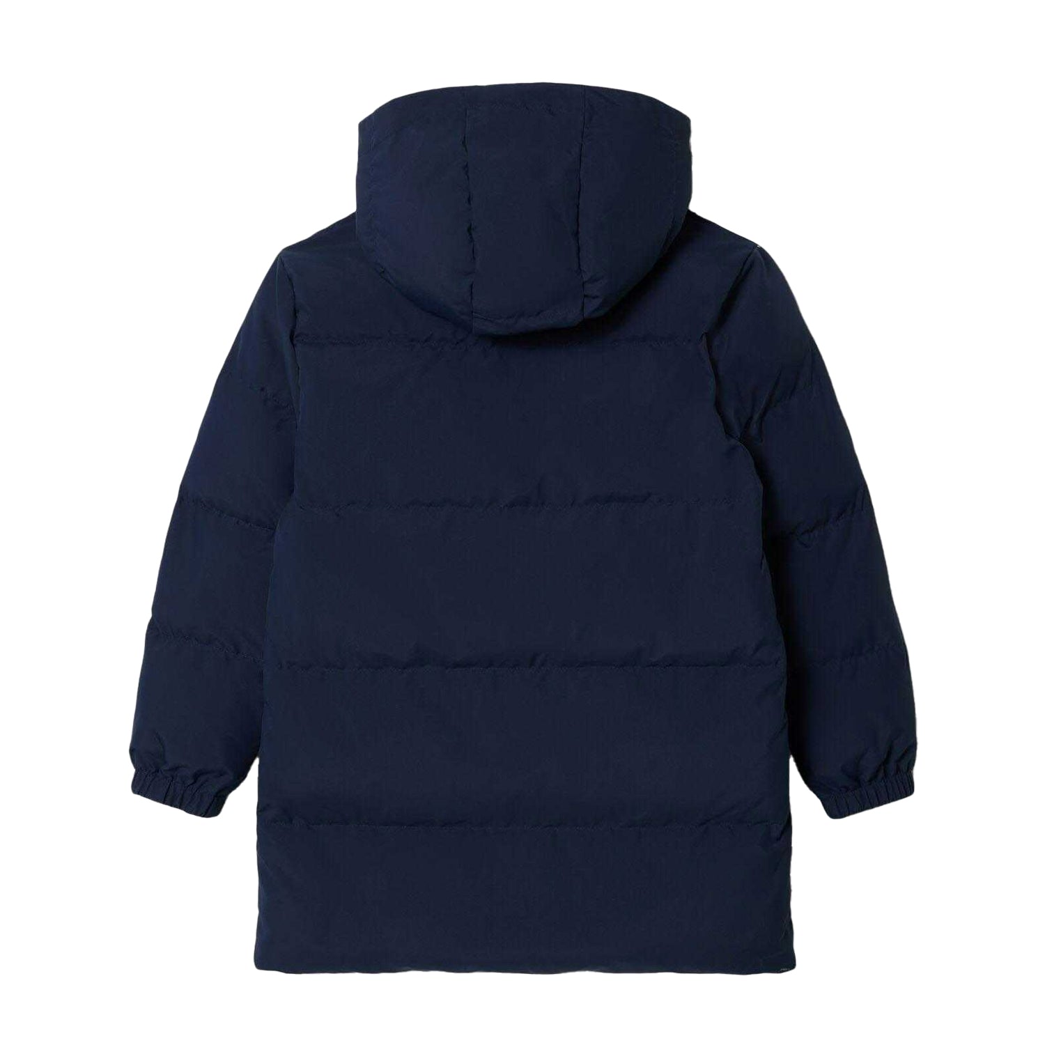 Navy - Back - Lacoste Childrens-Kids Hooded Puffer Jacket