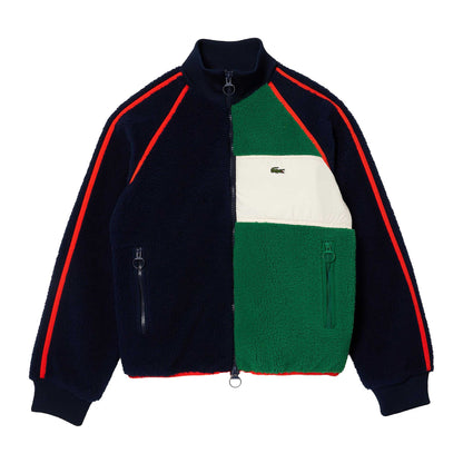 Multicoloured - Front - Lacoste Womens-Ladies Full Zip Sweatshirt