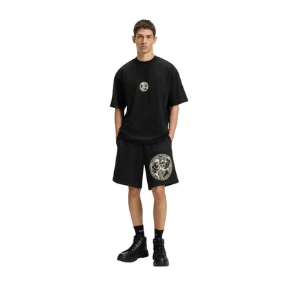 Black - Pack Shot - Hugo Boss Mens Dwresto Boxing Artwork T-Shirt