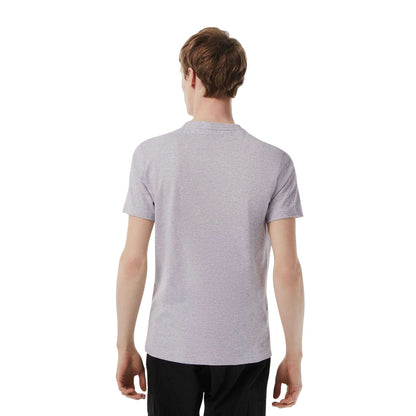 Grey - Back - Lacoste Mens Regular T-Shirt