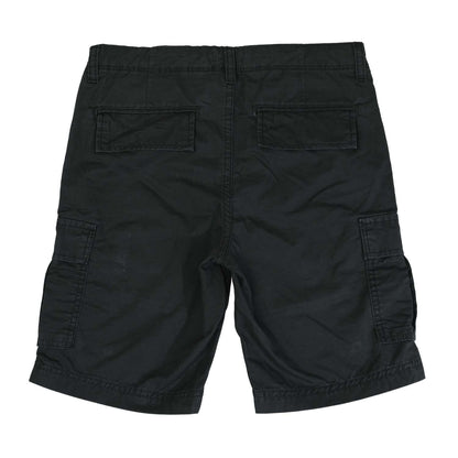 Grey - Back - Jack And Jones Boys Zeus Cargo Shorts